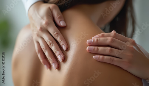 A conceptual visual representing physiotherapy and physical recovery. Focused on care, rehabilitation, and healing through therapeutic practices — whether by hand, tool, or movement. 