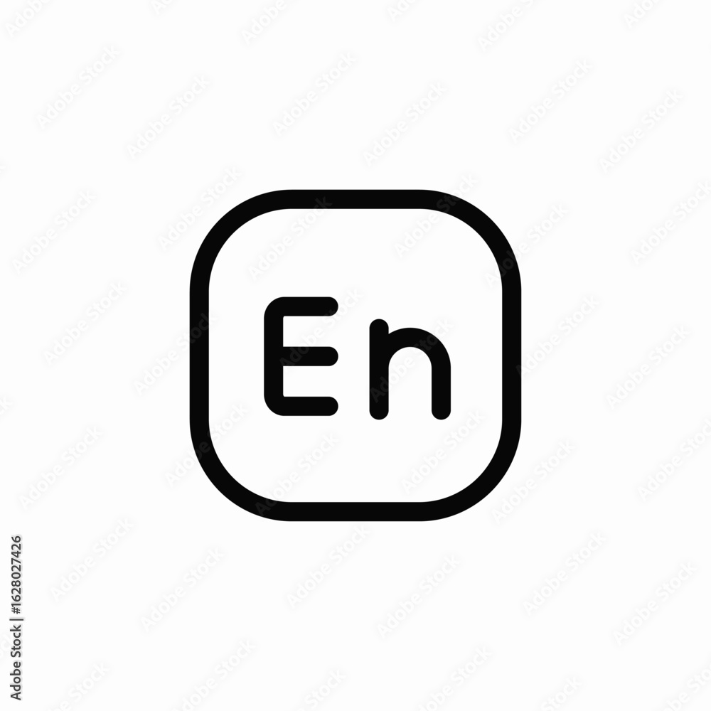 english text icon sign vector english text icon sign vector