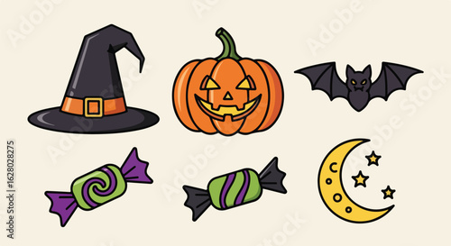 Abstract geometric pattern with bold colors