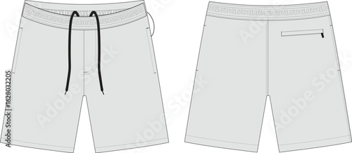 shorts pattern fashion vector illustration