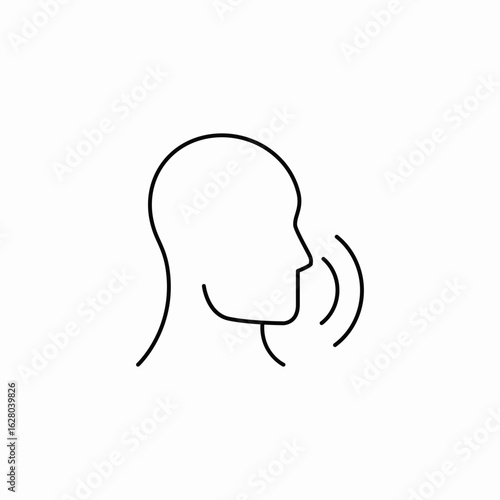 speech audio icon sign vector