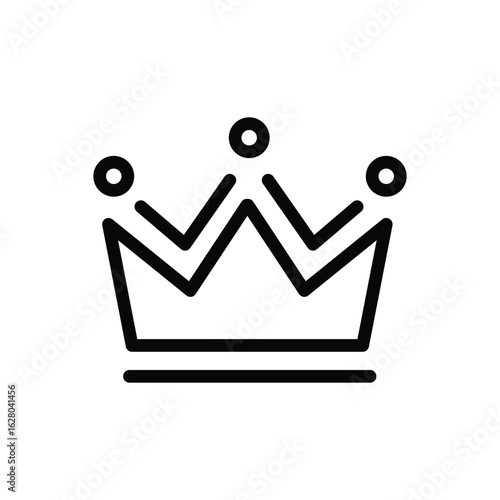 Crown king pro premium icon symbol