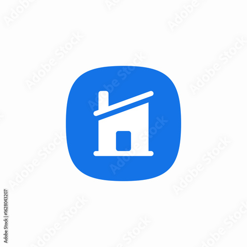 chimney room icon sign vector