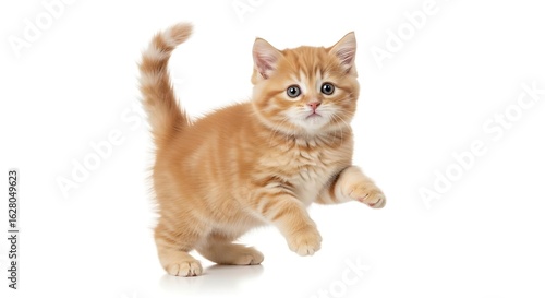 Wallpaper Mural Playful Ginger Kitten in Studio Shot Torontodigital.ca