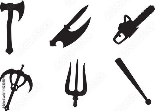 Iconic weapons collection for design