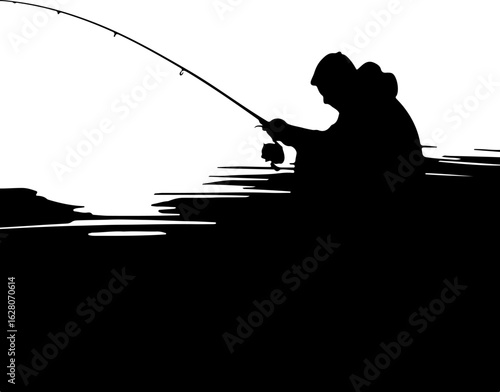 fishing on the lake