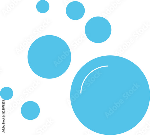 Soap bubbles icon. Fizzy soda drops sign. Clean wash suds concept. Sparkling water sign. Oxygen sphere symbol. Sparkling water