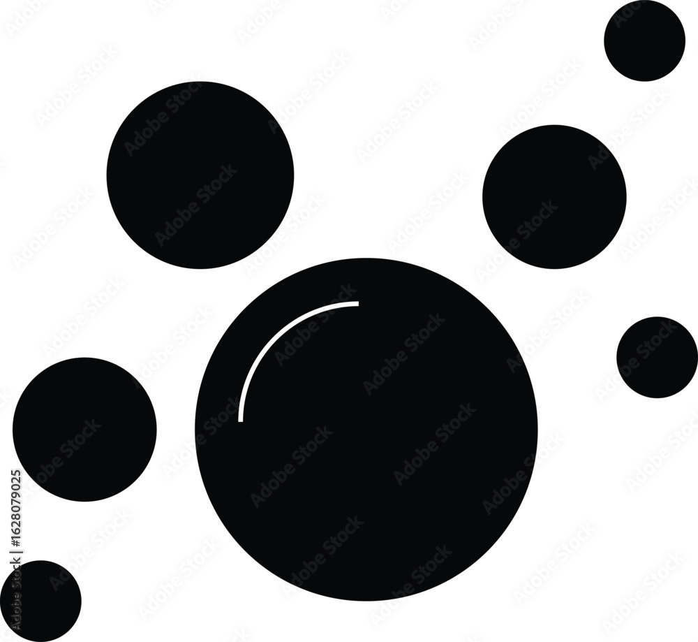 Soap bubbles icon. Fizzy soda drops sign. Clean wash suds concept. Sparkling water sign. Oxygen sphere symbol. Sparkling water Soap bubbles icon. Fizzy soda drops sign. Clean wash suds concept. Sparkling water sign. Oxygen sphere symbol. Sparkling water