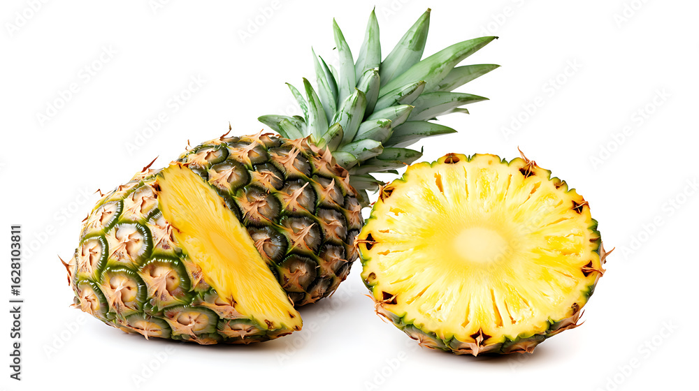 pineapple isolated on white pineapple isolated on white