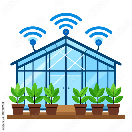 Smart Greenhouse with Wireless Sensors and Plants