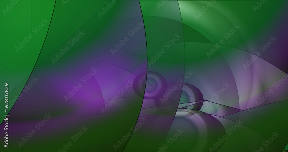 Fototapeta premium illustration, pattern, design, light, color, green, technology, purple