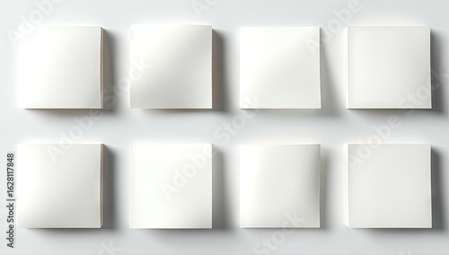 Wallpaper Mural Blank square objects arranged in a grid pattern. Torontodigital.ca