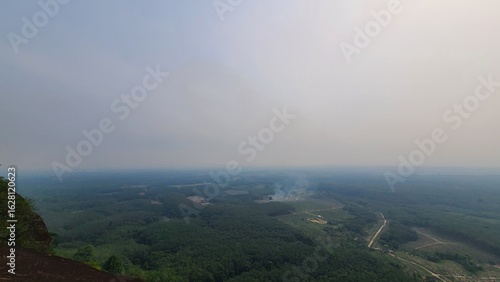 広大な大地を眺める