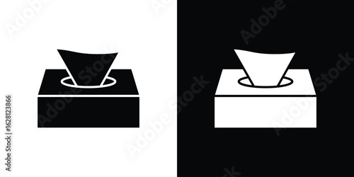 Tissue box icon Pixel perfect vector graphics. Symbol, logo illustration.