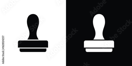 Stamp icon Pixel perfect vector graphics. Symbol, logo illustration.