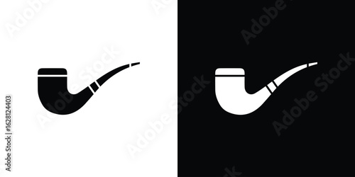 Smoking pipe icon Pixel perfect vector graphics. Symbol, logo illustration.