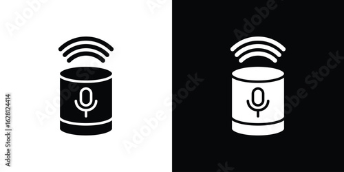 Smart assistant icon Pixel perfect vector graphics. Symbol, logo illustration.