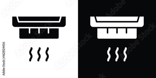 Smoke alarm icon Pixel perfect vector graphics. Symbol, logo illustration.