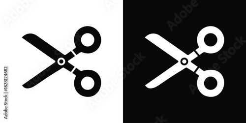 Scissor icon Pixel perfect vector graphics. Symbol, logo illustration.