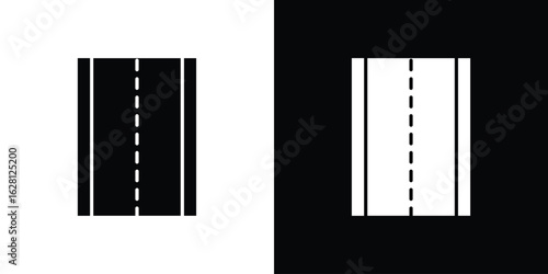 Road icon Pixel perfect vector graphics. Symbol, logo illustration.