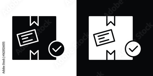 Order receive icon Pixel perfect vector graphics. Symbol, logo illustration.