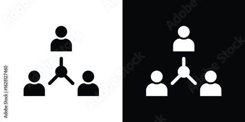Human interaction icon Pixel perfect vector graphics. Symbol, logo illustration.