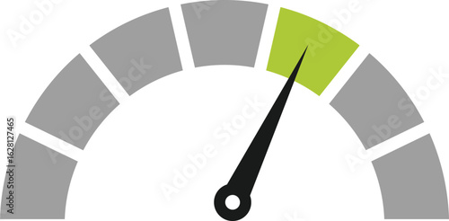tachometer icons. Performance concept. Gauge of tachometer. Speed indicator sign. Measuring gauge indicator. Internet car speed
