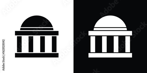 Government icon Pixel perfect vector graphics. Symbol, logo illustration.