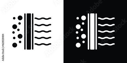 Filtration icon Pixel perfect vector graphics. Symbol, logo illustration.