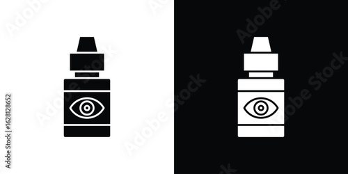 eye drop icon Pixel perfect vector graphics. Symbol, logo illustration.