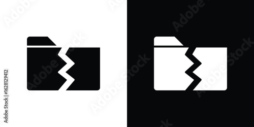 Data loss icon Pixel perfect vector graphics. Symbol, logo illustration.