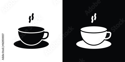 coffee cup icon Pixel perfect vector graphics. Symbol, logo illustration.