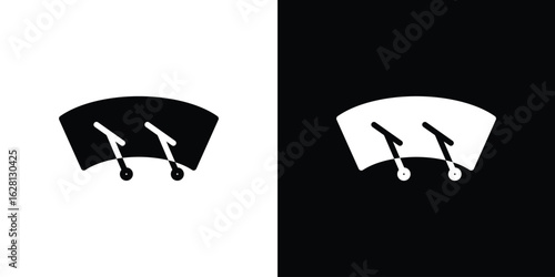 Car windscreen wiper icon Pixel perfect vector graphics. Symbol, logo illustration.