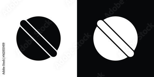 Bath salts bomb icon Pixel perfect vector graphics. Symbol, logo illustration.