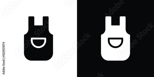 Apron icon Pixel perfect vector graphics. Symbol, logo illustration.