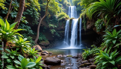 waterfalls contribute to nutrient cycling in tropical forests by breaking down organic matter and distributing minerals downstream supporting aquatic and terrestrial life in the ecosystem.