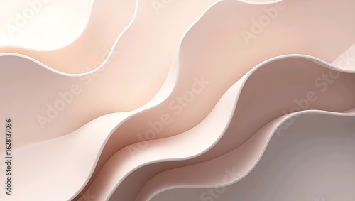 Matte abstract layers with subtle overlapping textures