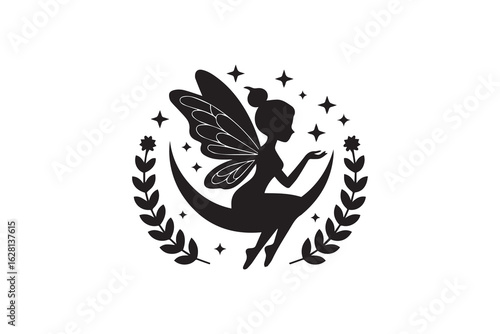 fairy  silhouette  vector