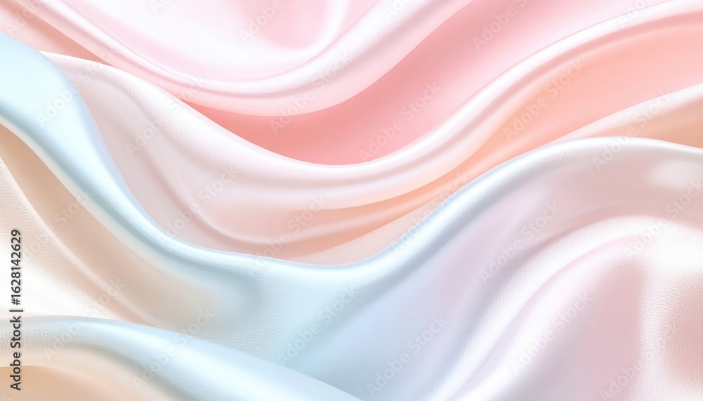 Obraz premium Soft Pastel Silk Fabric Texture