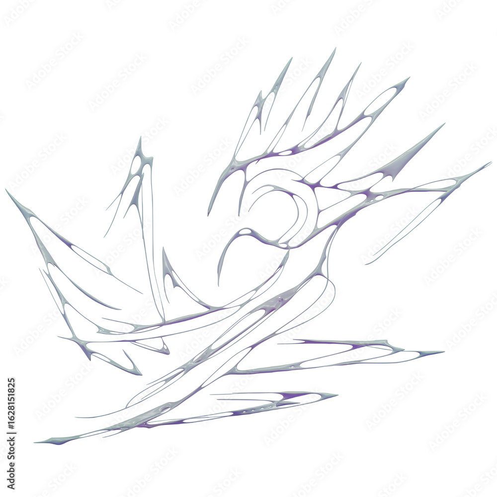 Fototapeta premium Purple Scfi Neotribal