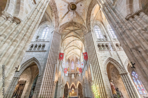 Saint Tugdual cathedral  Treguier  brittany  france
