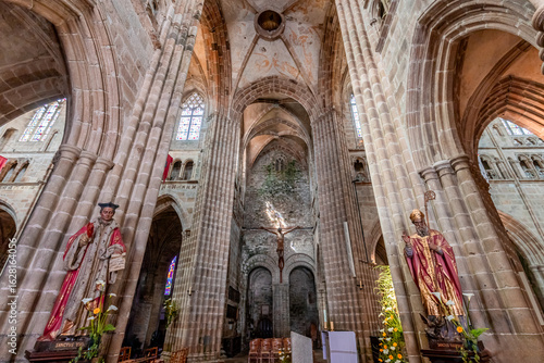 Saint Tugdual cathedral  Treguier  brittany  france