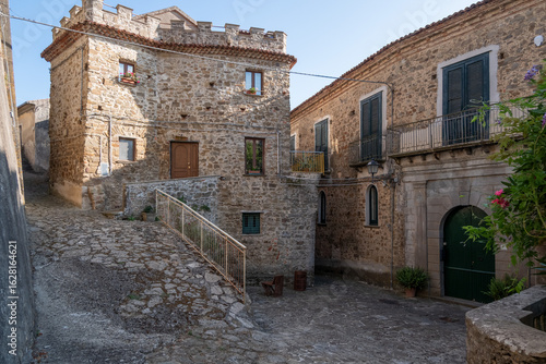 piazza del borgo antico - Rocca Cilento - Salerno - Italy