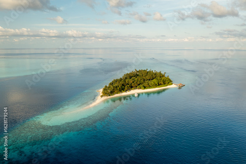 Small island in the ocean