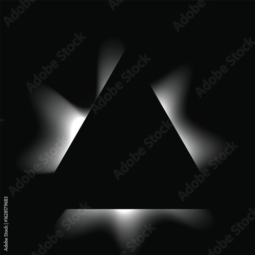 Triangle illuminate light frame