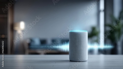 Smart Home Speaker Voice Interaction Full of Technology