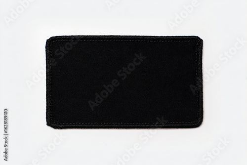 a black wallet with a white background