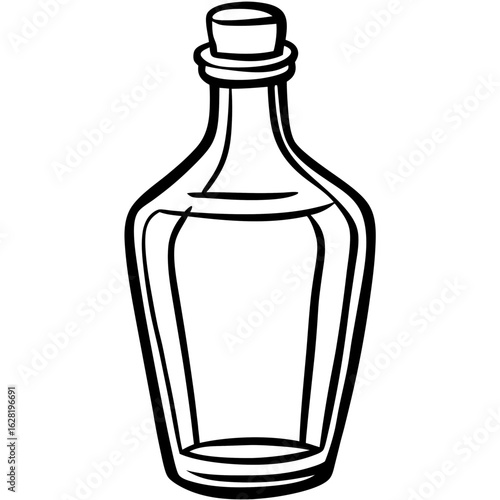 empty wine bottle icon
