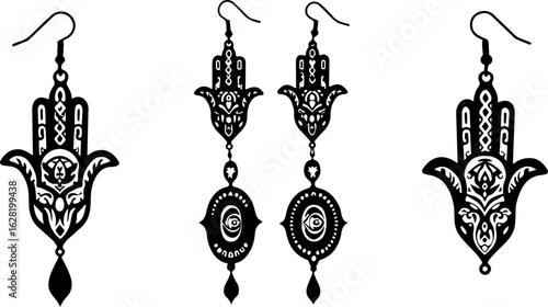 Hamsa Hand Symbol Variations
