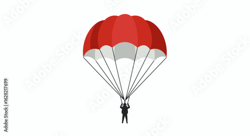 Red-White Parachute